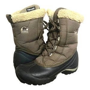 Sorel Cumberland Olive Green Women's Winter Boot Sz 9